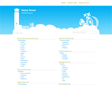 Tablet Screenshot of name-power.info